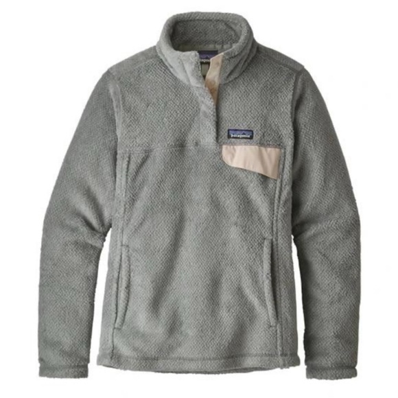Patagonia Retool Snap T Pullover Fleece Jacket Synchilla Gray Small - Picture 4 of 15
